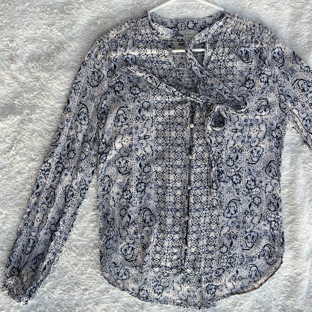 Lucky Brand Blouse with Bow